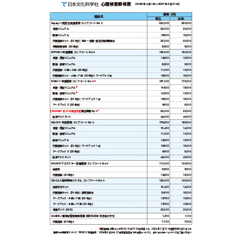 カタログダウンロード | 心理検査を探す | 日本文化科学社